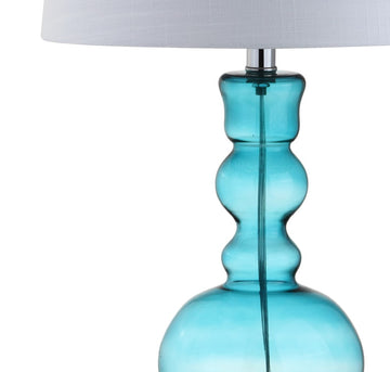 Genie 28.5" Glass LED Table Lamp - JONATHAN Y